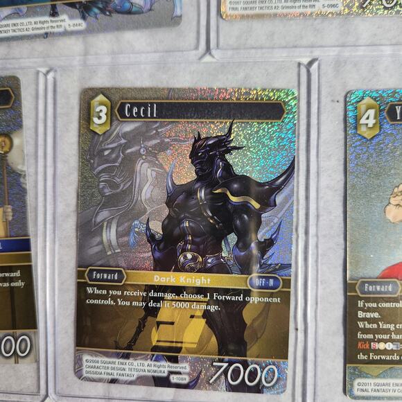 Final Fantasy TCG Foils Lot Of 7 Common, Rare, And Hero 2007-2011 VG+ - Picture 7 of 9